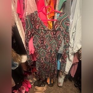 Women’s Bisou Bisou multicolored dress - NWOT